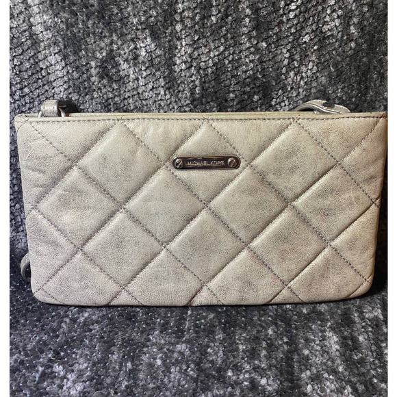 Michael Kors Webster Quilted Crossbody Clutch - Picture 2 of 4